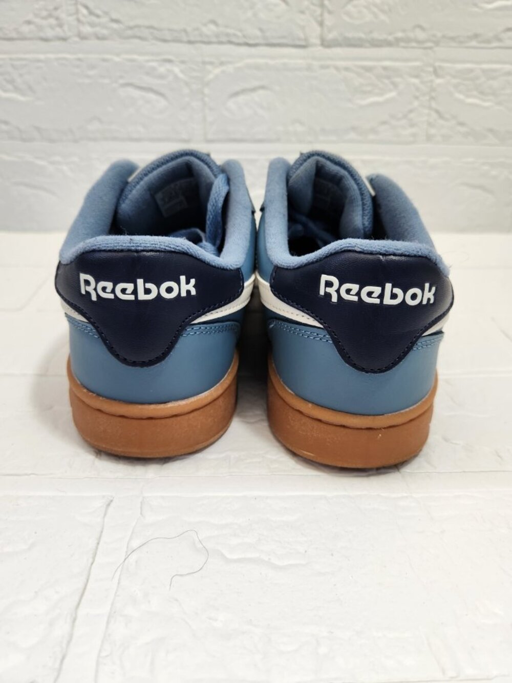Reebok Smash Edge Athletic Sneakers Women Size 7 Blue Low Top Lace Up Casual - Picture 6 of 8